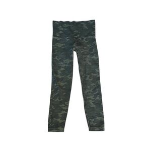 SPANX Green Camouflage Leggings Size XL